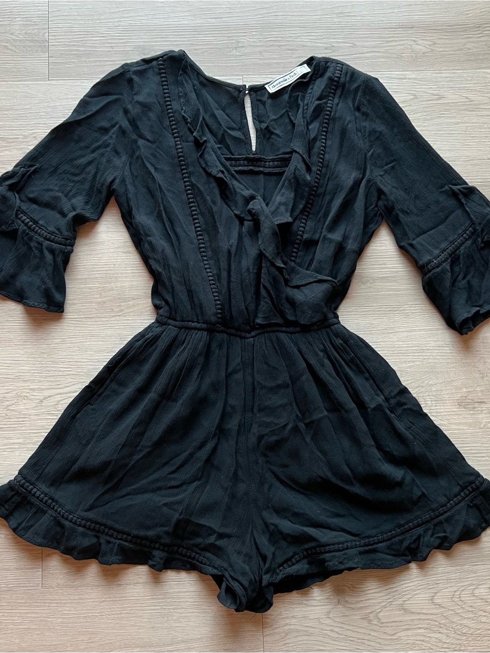 Abercrombie & Fitch Black Romper
